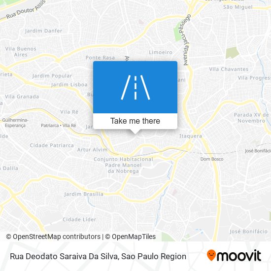 Rua Deodato Saraiva Da Silva map