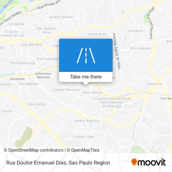 Rua Doutor Emanuel Dias map