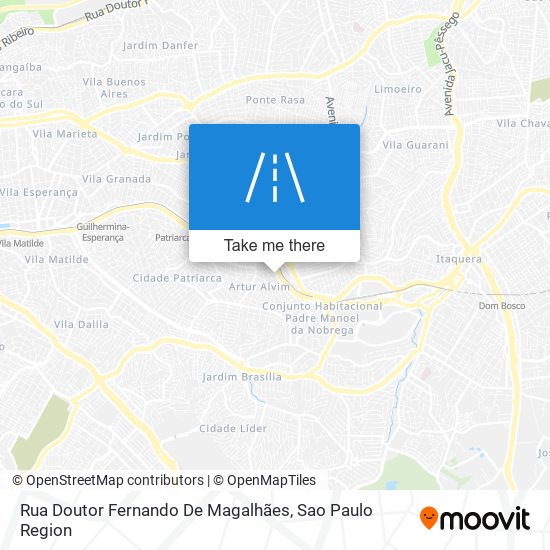 Mapa Rua Doutor Fernando De Magalhães