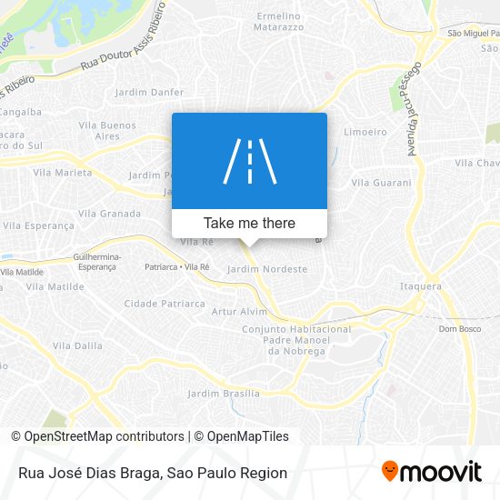Rua José Dias Braga map