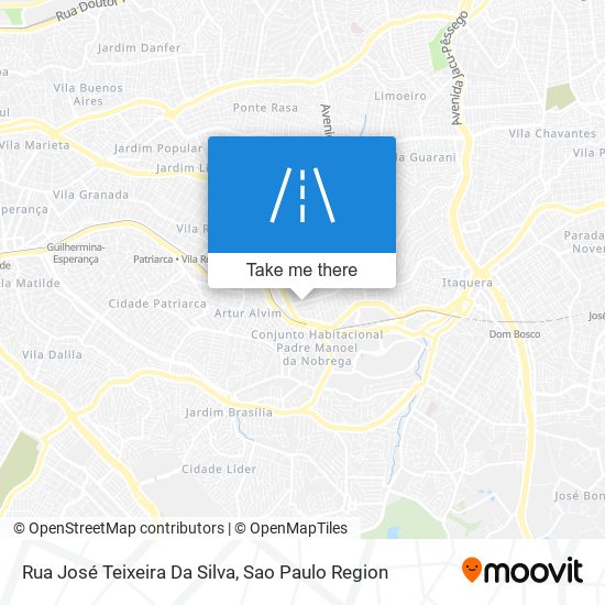 Rua José Teixeira Da Silva map