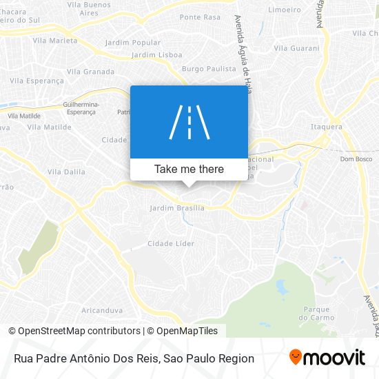 Rua Padre Antônio Dos Reis map