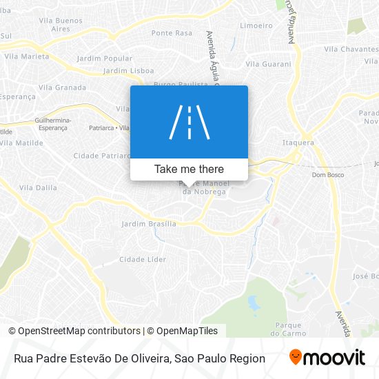 Rua Padre Estevão De Oliveira map