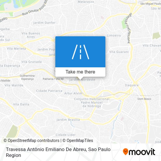 Travessa Antônio Emiliano De Abreu map