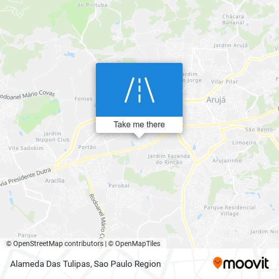 Alameda Das Tulipas map