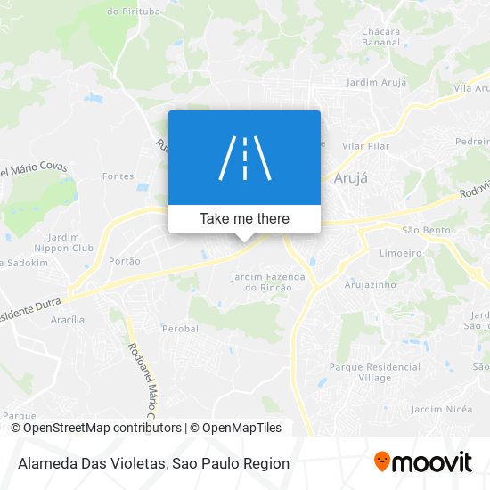 Alameda Das Violetas map