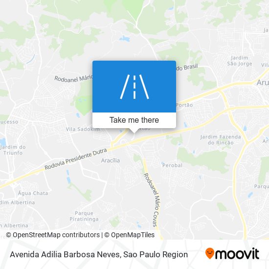 Avenida Adilia Barbosa Neves map
