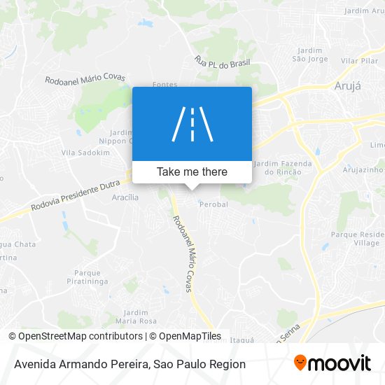 Mapa Avenida Armando Pereira