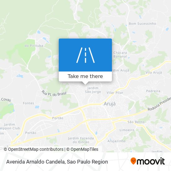 Mapa Avenida Arnaldo Candela