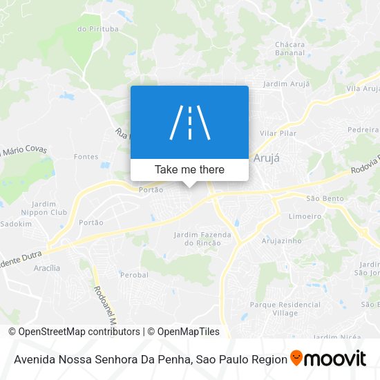 Avenida Nossa Senhora Da Penha map