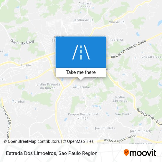 Estrada Dos Limoeiros map