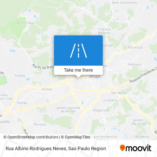 Rua Albino Rodrigues Neves map