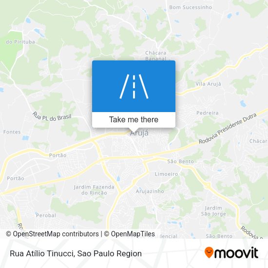 Rua Atílio Tinucci map