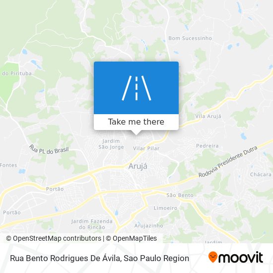 Rua Bento Rodrigues De Ávila map