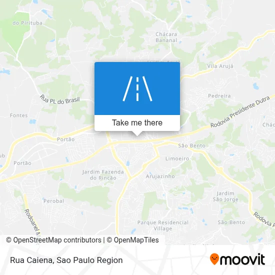 Rua Caiena map