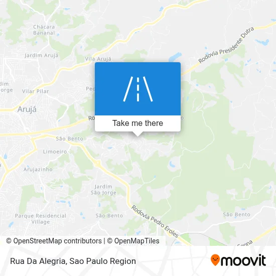 Rua Da Alegria map