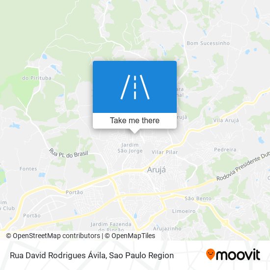 Rua David Rodrigues Ávila map