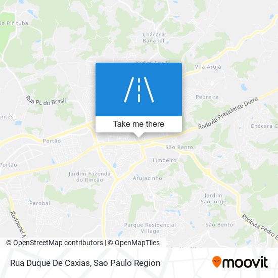 Mapa Rua Duque De Caxias