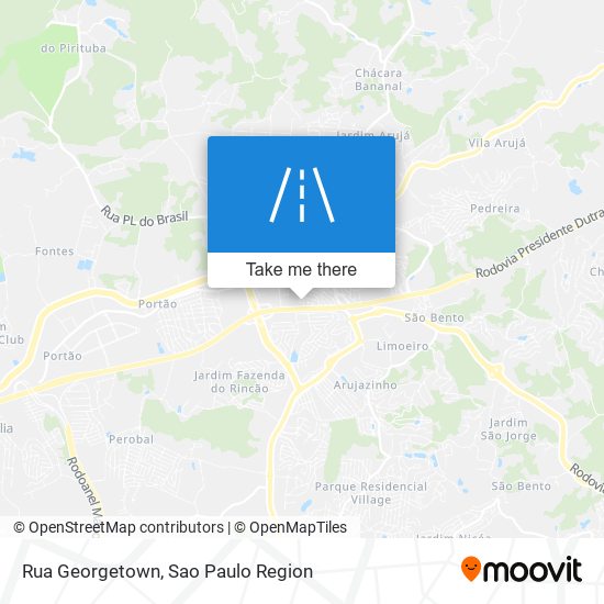 Rua Georgetown map