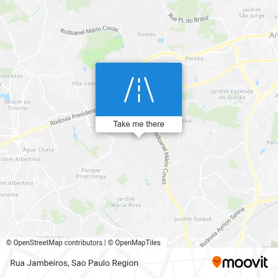 Rua Jambeiros map