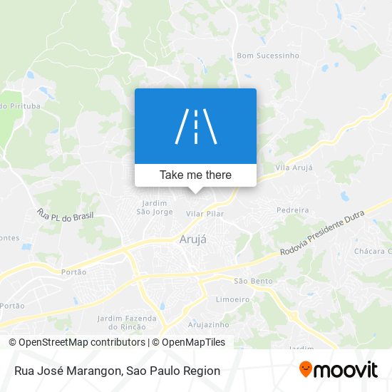 Rua José Marangon map