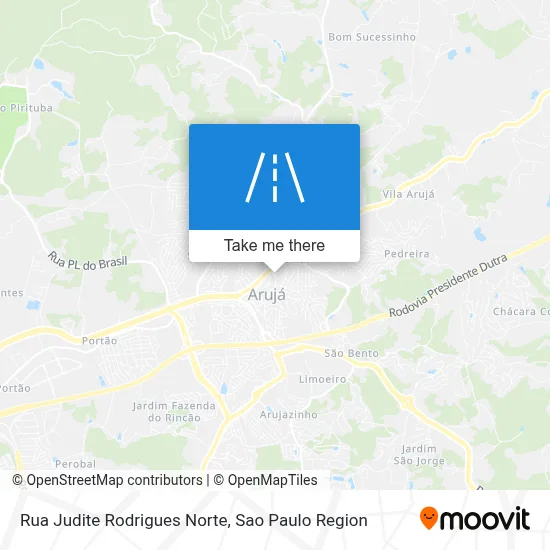 Rua Judite Rodrigues Norte map
