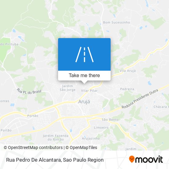 Mapa Rua Pedro De Alcantara