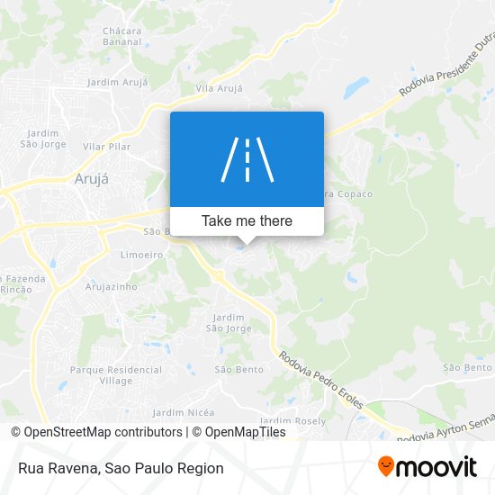 Rua Ravena map