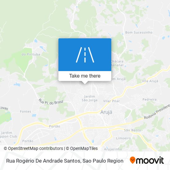 Rua Rogério De Andrade Santos map