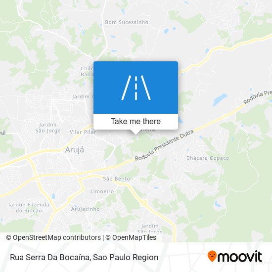 Rua Serra Da Bocaína map