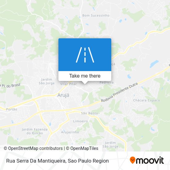 Rua Serra Da Mantiqueira map