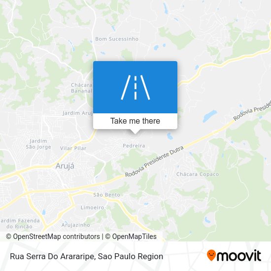 Rua Serra Do Arararipe map