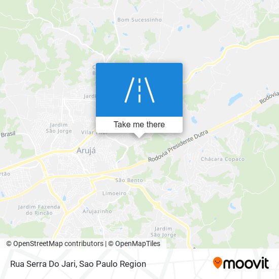 Rua Serra Do Jari map