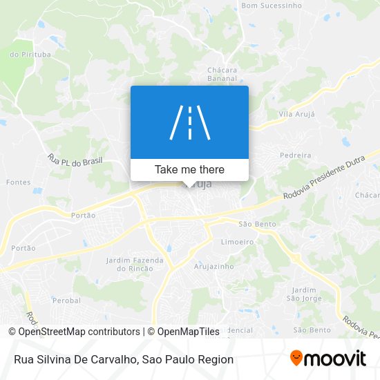 Rua Silvina De Carvalho map