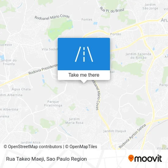 Rua Takeo Maeji map