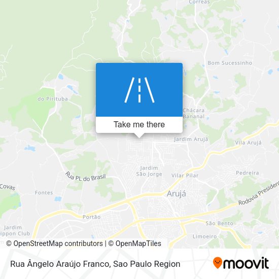 Rua Ângelo Araújo Franco map