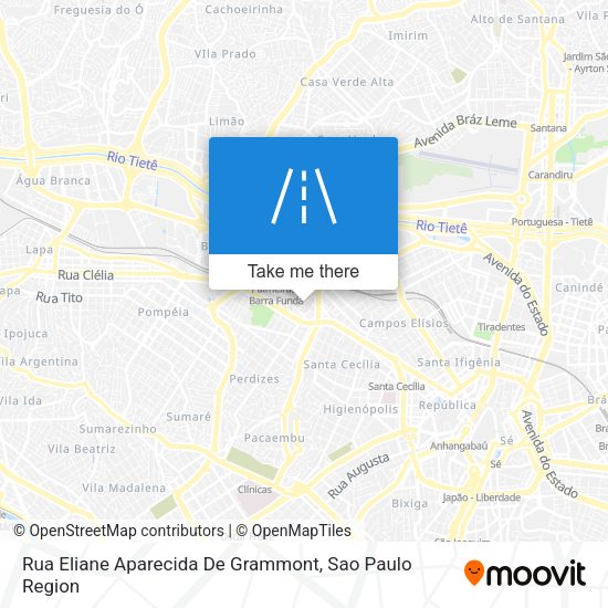 Rua Eliane Aparecida De Grammont map