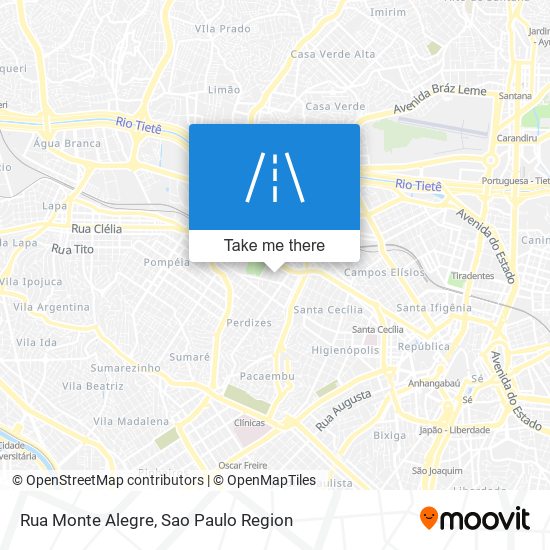 Rua Monte Alegre map