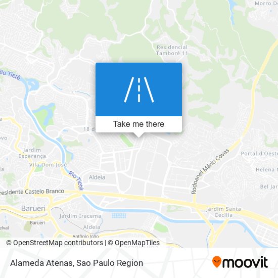 Mapa Alameda Atenas