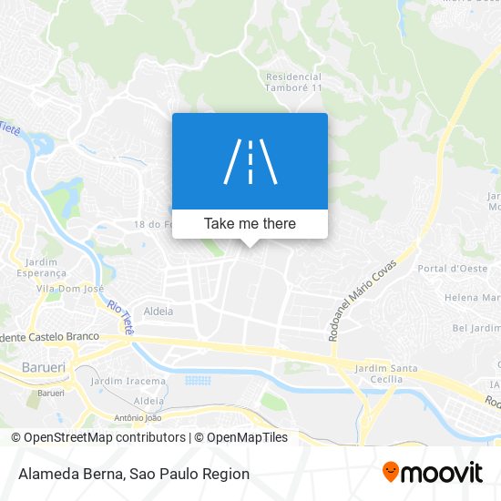 Mapa Alameda Berna