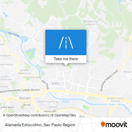 Mapa Alameda Estocolmo