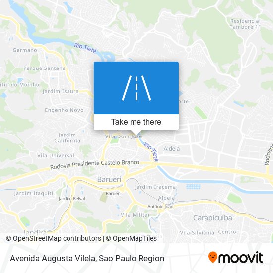 Avenida Augusta Vilela map