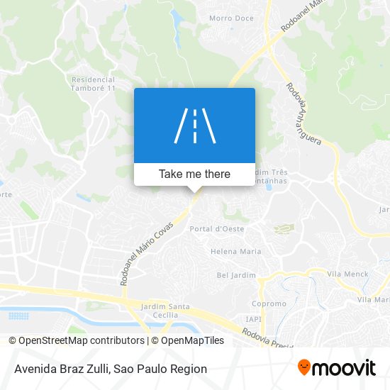 Mapa Avenida Braz Zulli