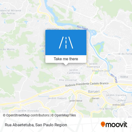 Mapa Rua Abaetetuba