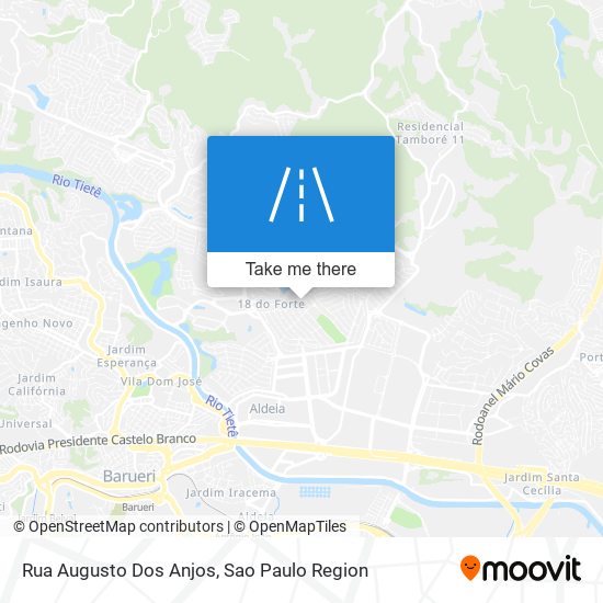 Mapa Rua Augusto Dos Anjos