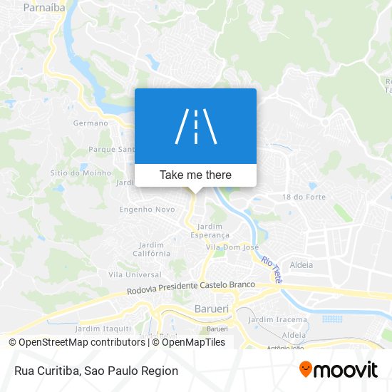 Mapa Rua Curitiba