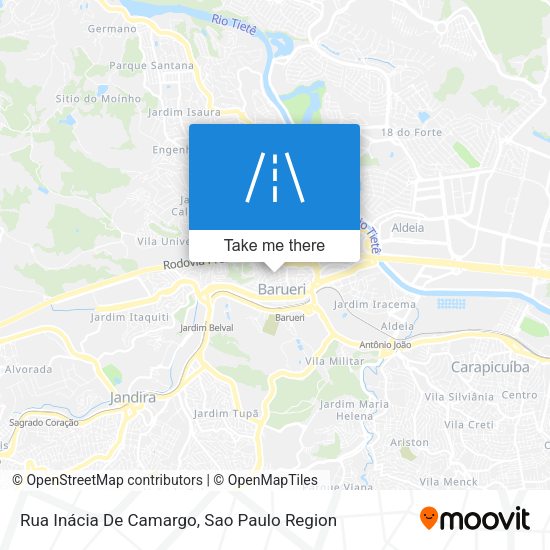 Rua Inácia De Camargo map