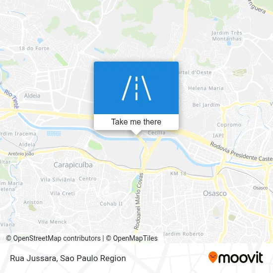 Rua Jussara map