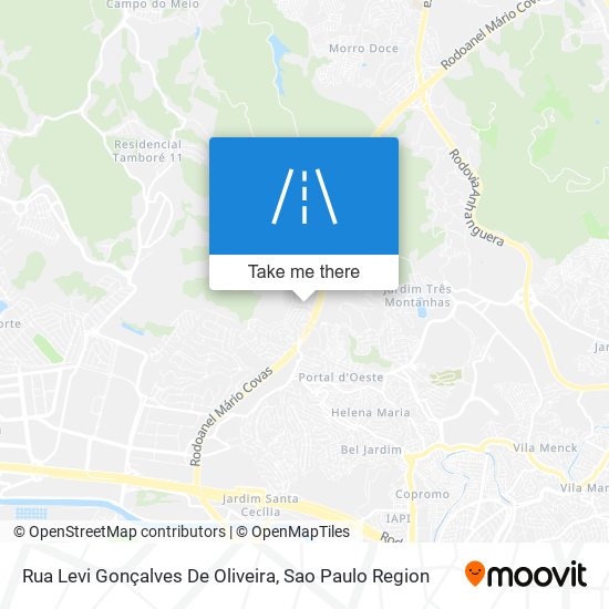 Rua Levi Gonçalves De Oliveira map