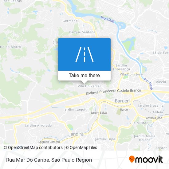 Rua Mar Do Caribe map